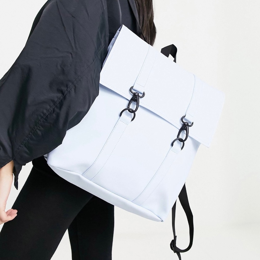 Rains Baby Blue Mini Backpack
